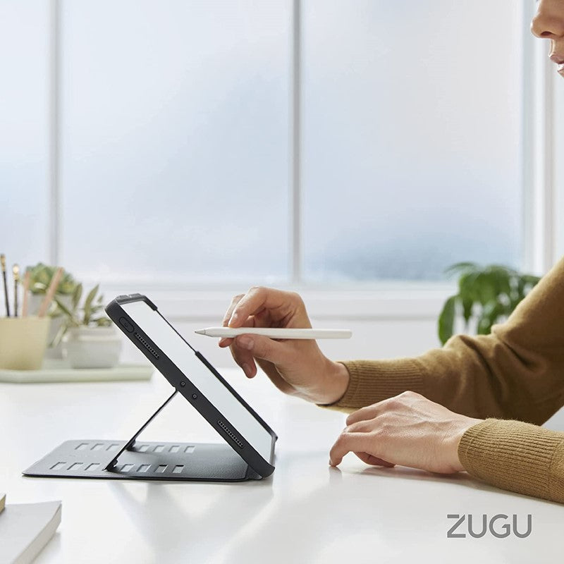 ZuguCase The Alpha Ultra Slim Protective iPad Case, Wireless Apple Pencil Charging, Convenient Magnetic Stand & Sleep/Wake Cover - Black ZuguCase The Alpha Ultra Slim Protective iPad Case, Wireless Apple Pencil Charging, Convenient Magnetic Stand & Sleep/Wake Cover - Black